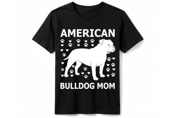 American Bulldog Mom T-Shirt