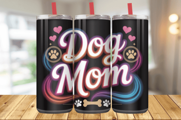 Dog Mom Tumbler Wrap 20oz Wrap