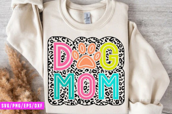 Funny Dog, Paw & Dog Mom PNG Set