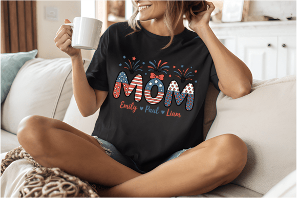 Patriotic Mom Design for 4th of July