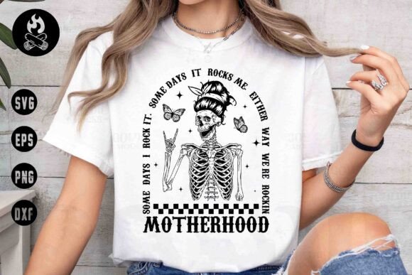 Rockin Motherhood Skeleton SVG: A Designer’s Use Test