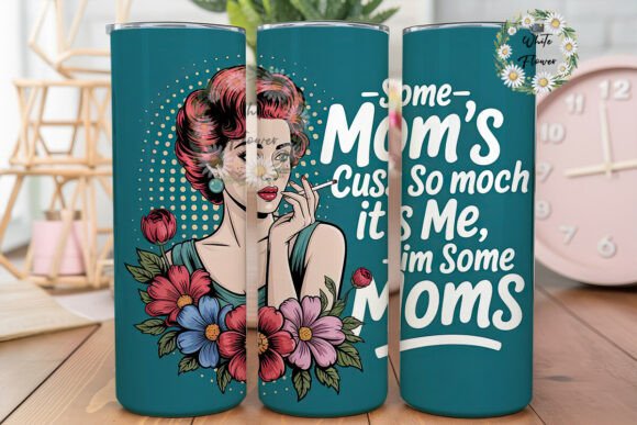 Sassy Mom Tumbler Wrap PNG