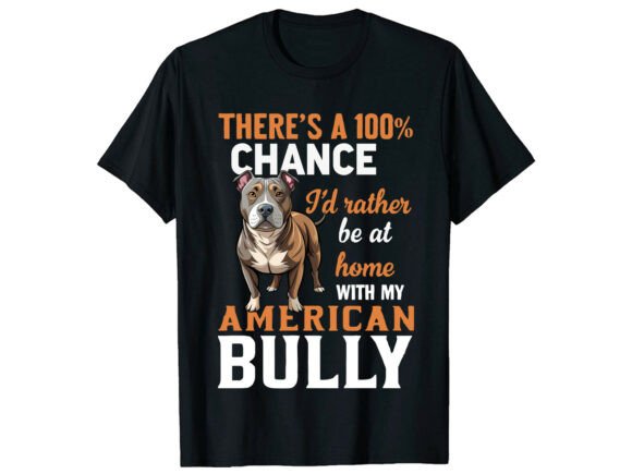 There’s a Pitbull Dog T-Shirt SVG
